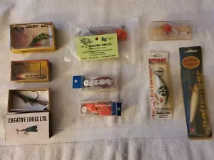Vintage Angelköder x 9 verschiedene in Fabrikverpackung Walker, Norman, South B - Bild 1 von 16