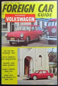 Foreign Car Guide Magazin Februar 1963 - Bild 1 von 3