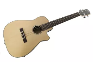 Clearwater Baritone Ukulele Round Back Solid Spruce Top in Satin finish with p/u - Picture 1 of 10