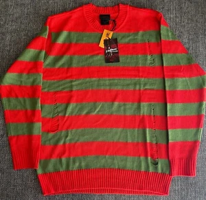 A Nightmare On Elm Street Sweater Hot Topic Large Brand New DEADSTOCK - Picture 1 of 1