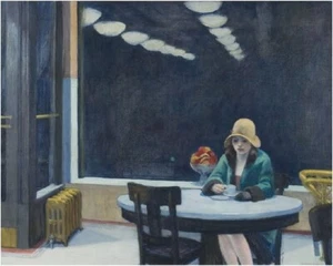 Automat, 1927 by Edward Hopper Iconic Self-Service Diner Art Print 10x8 Inches - Picture 1 of 1