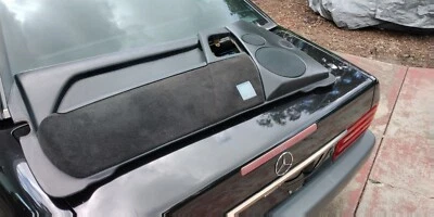 Panel de puerta interior del conductor izquierdo negro OEM 90-95 MERCEDES R129 300SL SL500 Foto 1 de 4