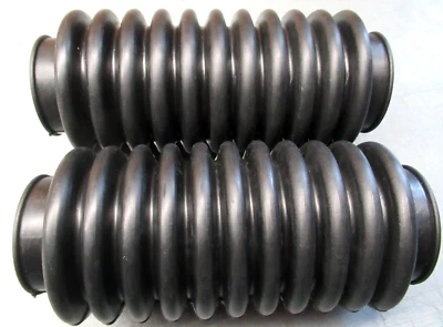 Par de polainas de arranque horquilla acanalada BMW Airhead r90/6 r75/6 r60/6 r100s r100rs r100/7 11 Foto 1 de 4