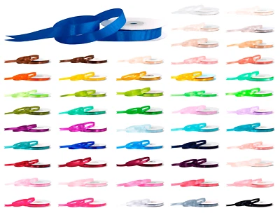 6mm Satinband 25m Schleifenband Geschenkband Dekoband Schmales Stoffband 5mm 7mm - Bild 1 von 4