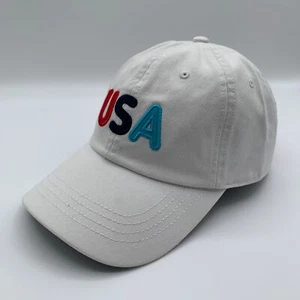 USA State of Mine Hombres Calce Relajado Ajustable Correa Sombrero Blanco - Imagen 1 de 6