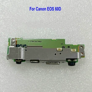 For Canon EOS 60D Camera USB HDMI Mic Interface Socket Jack Circuit Board Parts - Picture 1 of 1