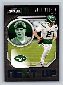 2021 Panini Playbook Zach Wilson #NXT-ZWI Next Up   New York Jets - Picture 1 of 2