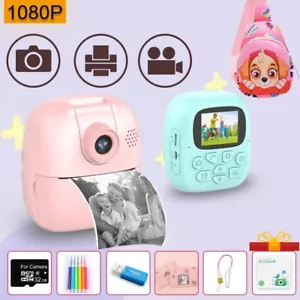 Cámara digital de impresión instantánea para niños cámaras de video juguete al aire libre niñas para niños regalos - Imagen 1 de 16