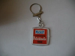 PORTE CLÉ WALT DISNEY JOURNAL DE MICKEY CONCOURS POLICHINELLE 1966 - Imagen 1 de 2