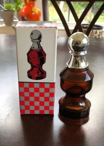 VINTAGE AVON THE PAWN CHESS PIECE Pre Shave Lotion Empty NEW W/Box - Picture 1 of 3
