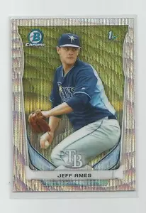 2014 Bowman Chrome JEFF AMES Silver Wave Refractor 15/25 - Picture 1 of 1