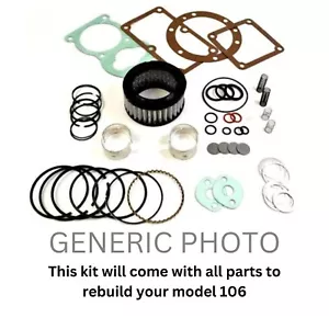 Kit de revisión importante para Quincy modelo 106 (registro de cambios 24 en adelante) - Imagen 1 de 2
