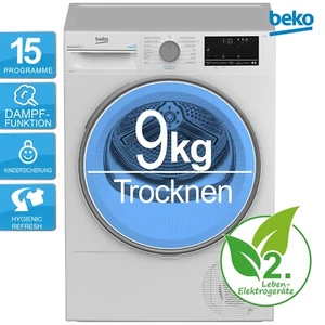 Beko Wärmepumpentrockner SteamCure Kindersicherung B3T32491 RO_B3T32491_R - Bild 1 von 12