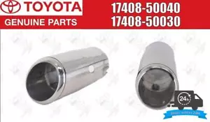 TOYOTA LEXUS SC430 Factory Driver And Passenger Side Chrome Exhaust Tips 17408 - Picture 1 of 17
