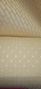 Tela Brocado Algodón Poliéster Mezcla Diseño Cuadros Y Dimon Mezcla Color Camel Sha - Imagen 1 de 11
