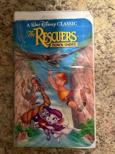 A Walt Disney Classic The Rescuers Down Under, Black Diamond Edition VHS 1142 - Picture 1 of 3