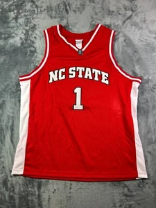 Y2K NC State Wolfpack Basketball Jersey XL #1 Team Edition Foot Locker NCAA - Picture 1 of 6