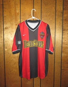 Authentic Nike New York Metrostars Red Bulls 2000-2002 Home Jersey Kit Large L - Picture 1 of 4