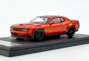 GB SH 1:64 Collect Orange SRT Hellcat Muscle Sports Model Diecast Collect Car - Picture 1 of 8
