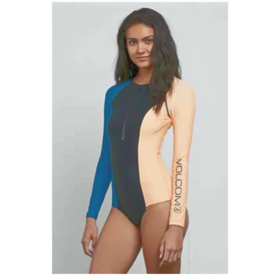 Volcom - Women's Simply Solid Long Sleeve Bodysuit  -  Offer £20 FREE DELIVERY - Image 1 of 2