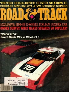 ROAD & TRACK~Nov 1979~ Ferrari Dino, Mazda RX-7, Rolls Silver Shadow, VW Scirocc - Picture 1 of 2
