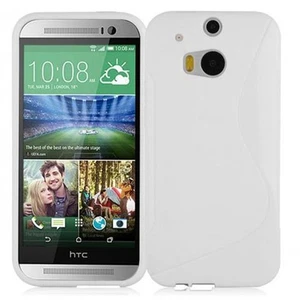 Cover Custodia per HTC ONE M8 Coperchio Protezione Silicone TPU - Foto 1 di 7