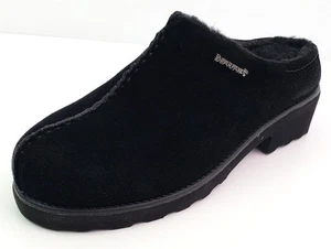 Zueco de gamuza Bearpaw para mujer EMILY NEGRO talla 10 NUEVO EN CAJA - Imagen 1 de 7