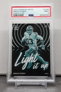 Optic Football 2022 Light it up RC Brock Purdy No.LU-20 San Francisco 49ers PSA9 - Bild 1 von 2