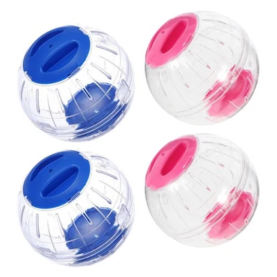 4 STÜCKE Hamsterradball Leise Laufbälle für kleine Tiere Laufrad Spielzeug - Bild 1 von 4