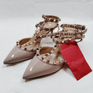 VALENTINO Pumps Women Beiges PU leather 3284511 - Picture 1 of 11