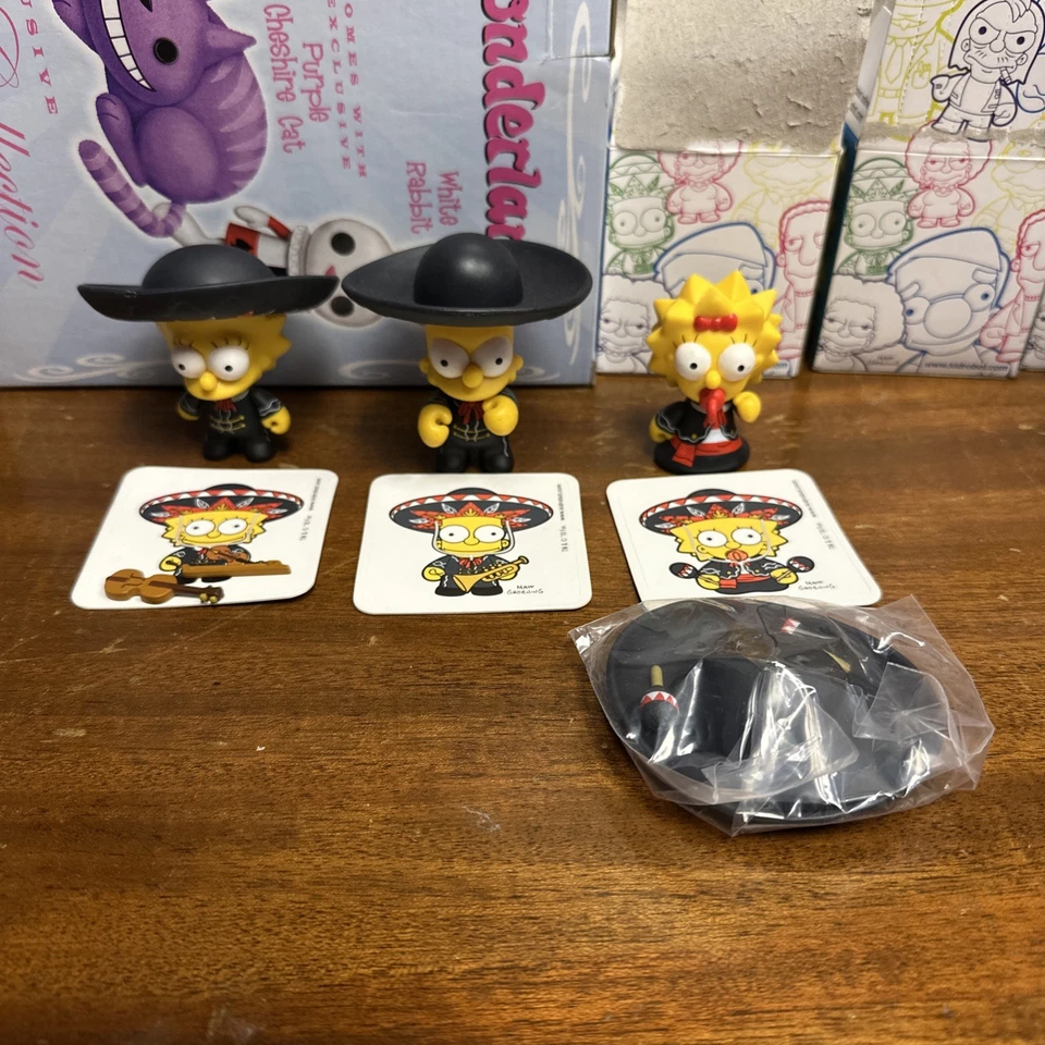 Kidrobot Los Simpson Bart Lisa Maggie Mariachi Serie 2 Sin Caja 2010 1/25 Raro Foto 1 de 4