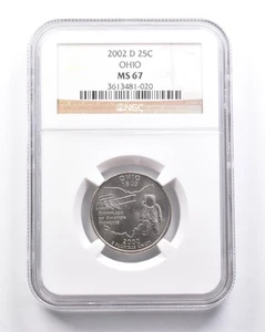 MS67 2002-D Washington State Quarter Ohio NGC *6306 - Picture 1 of 3