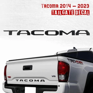 For 2014-2023 Toyota Tacoma Black Tailgate Letters Decal Inserts Aluminum - Bild 1 von 7