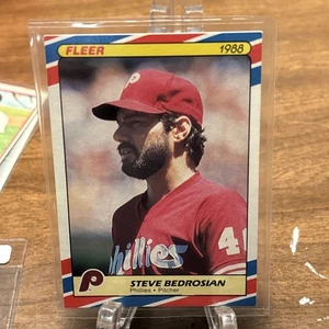 1988 Fleer SuperStars #1 Steve Bedrosian Phillies NM/MT - Picture 1 of 2