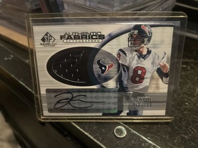 2004 SP Game Used David Carr  Patch Auto /100 Houston Texans - Image 1 of 4