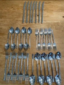 Brandani ARROW Hotel Collection Edelstahl Besteck Silberbesteck 39 Teile Set - Bild 1 von 16