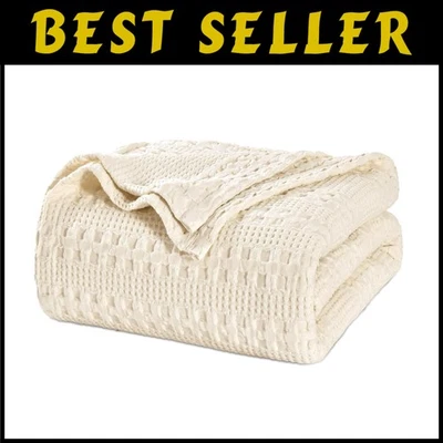 Luxury Lightweight Cotton Blanket, King Size - Image 1 of 4