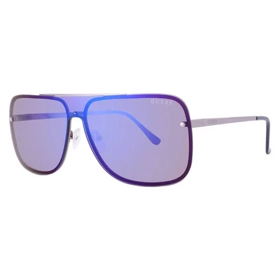 Guess заводской дым зеркало щит мужские солнцезащитные очки GO00053 08C 00 GO00053 08C 00 - Изображение 1 из 4