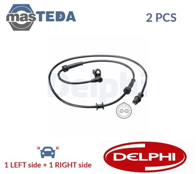 SS20625 ABS WHEEL SPEED SENSOR PAIR FRONT DELPHI 2PCS NEW OE REPLACEMENT - Image 1 of 4