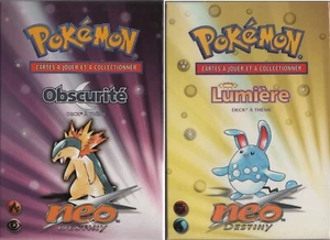 SET MAZZI TEMATICI OSCURITE & LUMIERE POKEMON FRANCESE NEO DESTINO LUCE E OSCURITÀ - Foto 1 di 9