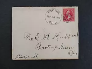 Ohio: Hooksburg 1899 Cover, DPO Morgan Co to Bowling Green - Picture 1 of 2