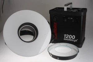 Multiblitz Generator 1200 Magnolux #C-940752F mit Macro Ringlite 1200 - Picture 1 of 12