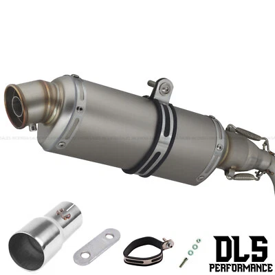 Royal Enfield Himalayan Titanium Style Slip on Exhaust System 2016-2024 - Image 1 of 4