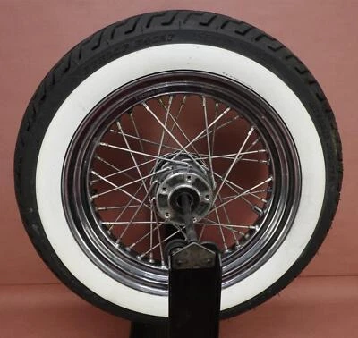 2000-2011 Harley Davidson Heritage Softail FLSTC Front DUNLOP Tire Rim Wheel - Image 1 of 4