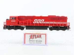 N Scale Atlas 49231 SOO Line Railroad EMD SD60M Diesel #6058 w/ DCC - Picture 1 of 11
