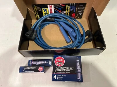 NGK 6 件套铱火花塞和电缆 适用于别克雪佛兰福特 GMC Pontiac V6 — 第 1/4 张图片
