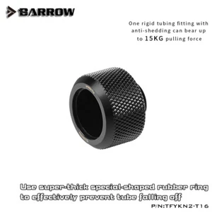 Barrow ""Choice"" Kompressionsbeschlag für 16 mm Schlauch - schwarz - 053 - Bild 1 von 10