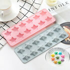 Cake Chocolate Mold Wax Melt 12 Cell Stars Ice Candy Silicone Mould