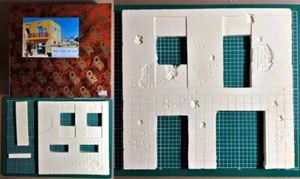 CVR EDILMODEL 010 SC - ONE FLOOR MODERN BUILDING - 1/35 CERAMIC KIT - Picture 1 of 1