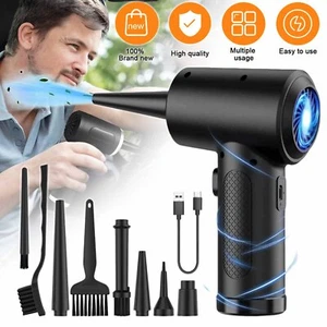 Elektrisches Staubgebläse Druckluftspray PC Reinigung Air Duster Luftdruckspray - Afbeelding 1 van 12